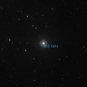 DSS image of Xi2 Ceti