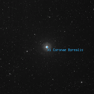 DSS image of Xi Coronae Borealis