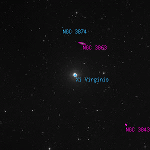 DSS image of Xi Virginis