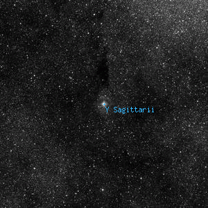 DSS image of Y Sagittarii