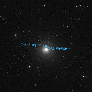 DSS image of Zeta1 Aquarii