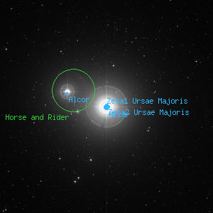 DSS image of Zeta1 Ursae Majoris