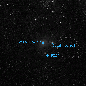 DSS image of Zeta2 Scorpii