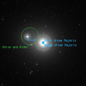 DSS image of Zeta2 Ursae Majoris