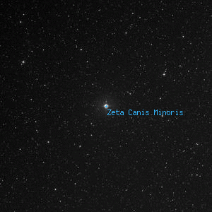 DSS image of Zeta Canis Minoris