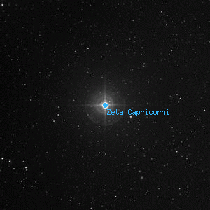 DSS image of Zeta Capricorni