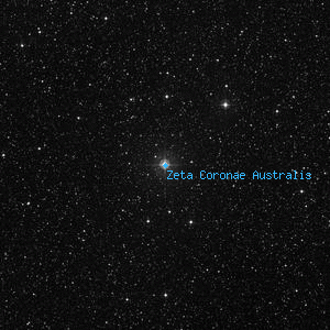 DSS image of Zeta Coronae Australis