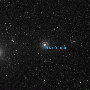 DSS image of Zeta Delphini