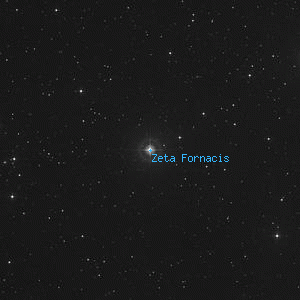 DSS image of Zeta Fornacis