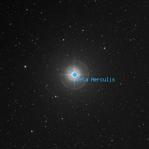 DSS image of Zeta Herculis