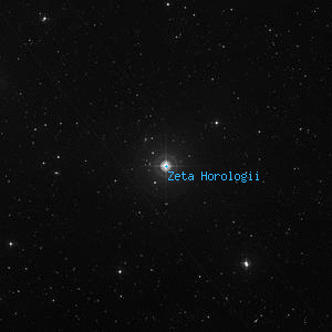 DSS image of Zeta Horologii