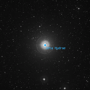 DSS image of Zeta Hydrae