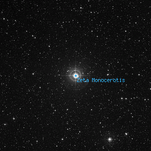 DSS image of Zeta Monocerotis