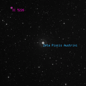 DSS image of Zeta Piscis Austrini