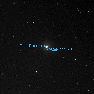 DSS image of Zeta Piscium A