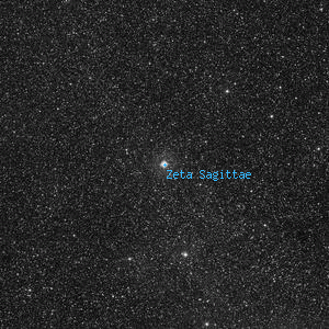 DSS image of Zeta Sagittae