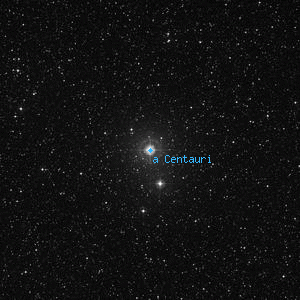 DSS image of a Centauri