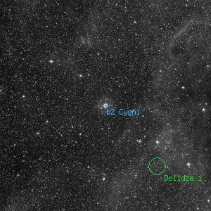 DSS image of b2 Cygni