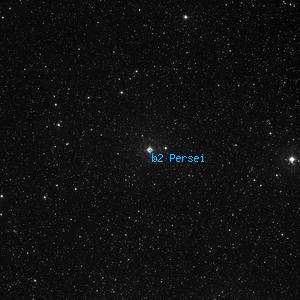 DSS image of b2 Persei