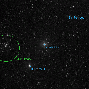 DSS image of b Persei