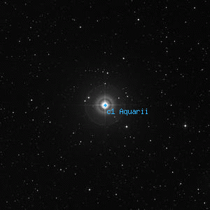 DSS image of c1 Aquarii