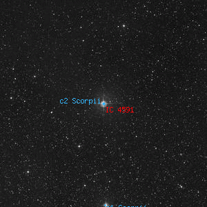 DSS image of c2 Scorpii