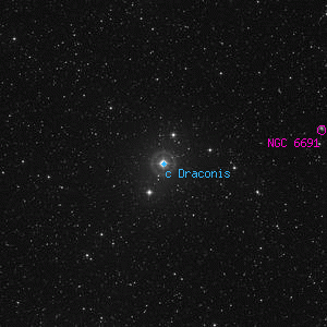 DSS image of c Draconis