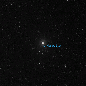 DSS image of c Herculis