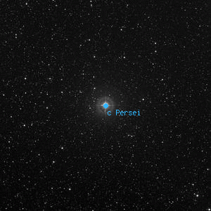 DSS image of c Persei
