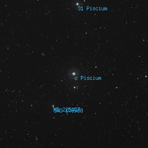 DSS image of c Piscium