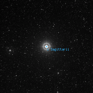 DSS image of c Sagittarii