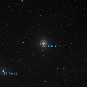 DSS image of c Tauri