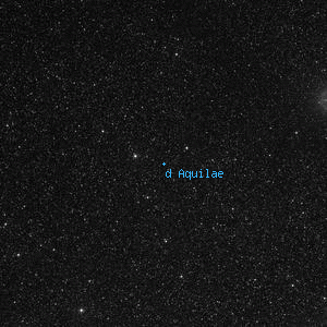 DSS image of d Aquilae