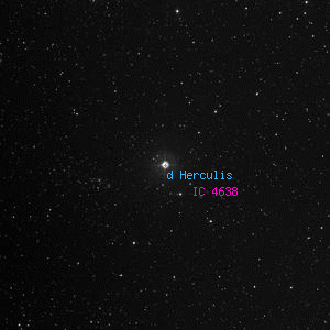 DSS image of d Herculis