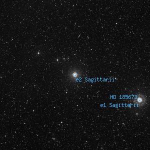 DSS image of e2 Sagittarii