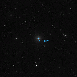 DSS image of e Tauri