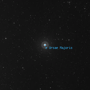 DSS image of e Ursae Majoris