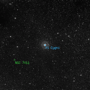 DSS image of f1 Cygni