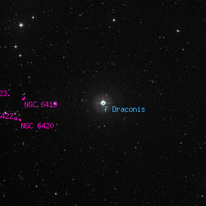 DSS image of f Draconis