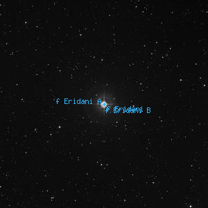 DSS image of f Eridani A