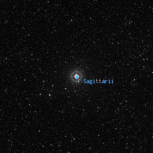 DSS image of f Sagittarii
