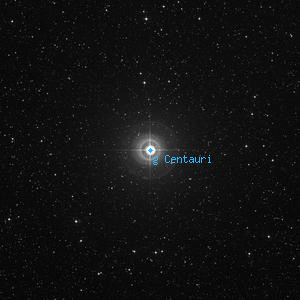 DSS image of g Centauri