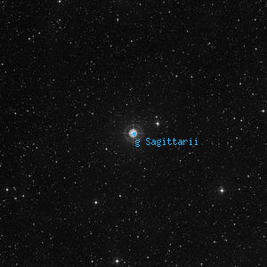 DSS image of g Sagittarii