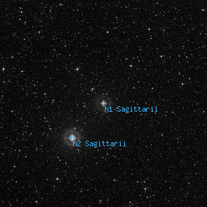 DSS image of h1 Sagittarii