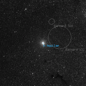 DSS image of h Aquilae