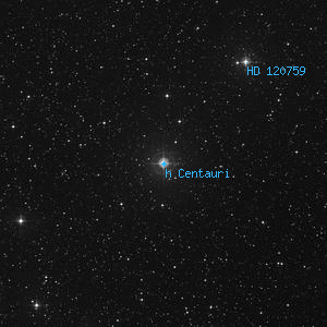 DSS image of h Centauri