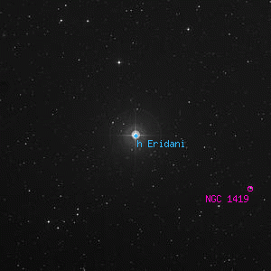 DSS image of h Eridani