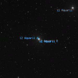 DSS image of i2 Aquarii A