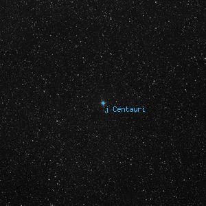 DSS image of j Centauri