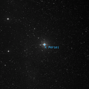 DSS image of k Persei
